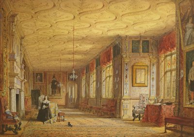 La Galerie des Cartons à Knole - Joseph Nash